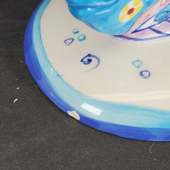 Tropical Fish Hand Painted Tall Tumbler Mug Set | Bella Casa by Ganz Coastal Bea - Picture 5 of 10